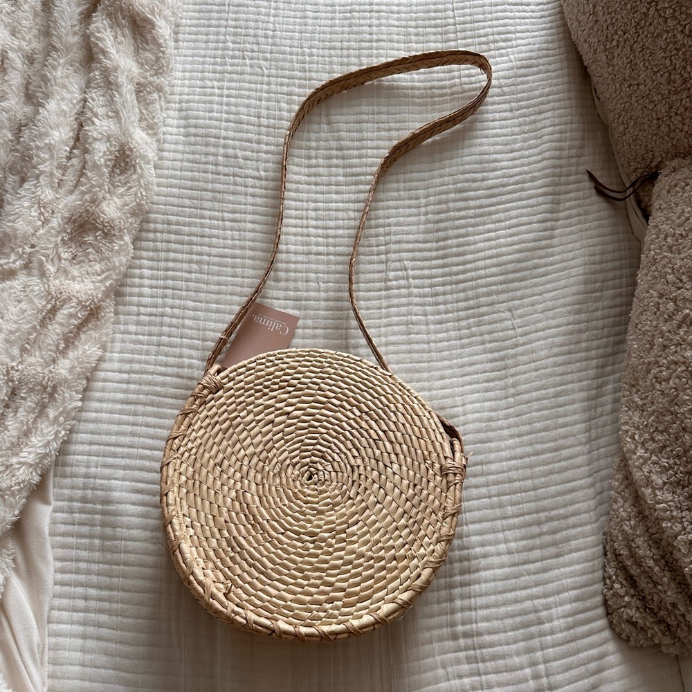 NWT Woven Crossbody Bag
